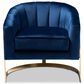 Baxton Studio Tomasso Lounge Chair in Blue, , large