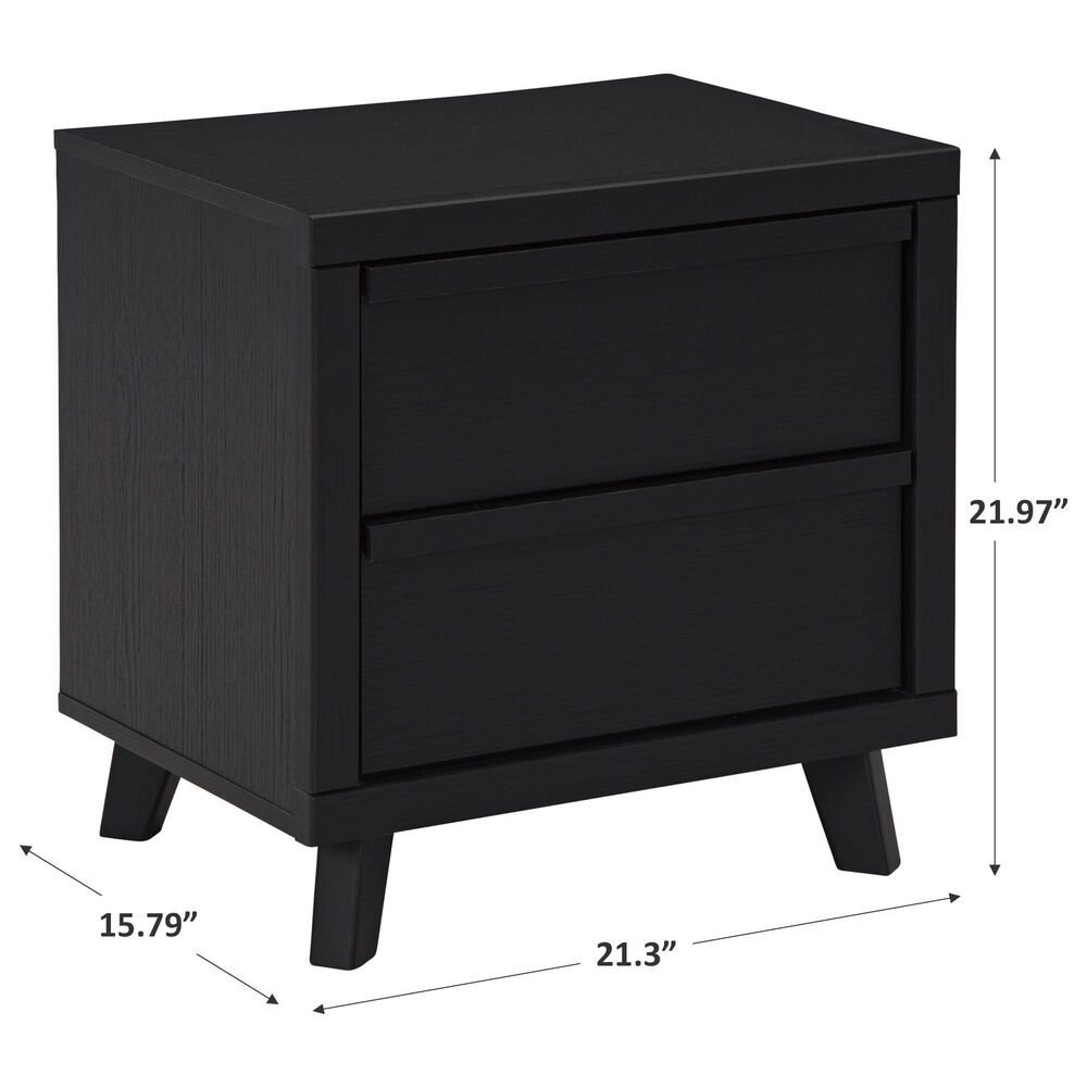 Ashley Danziar Nightstand in Matte Black, , large