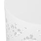 Hearth and Haven Outdoor End Side Table with Floral Pattern in White, , large