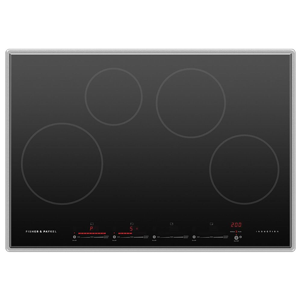 Fisher & Paykel 30" Professional Induction Cooktop with 4-Zone in Black, , large