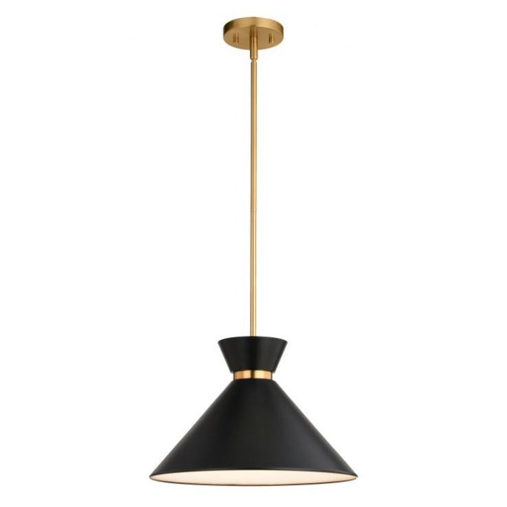 Vaxcel International Co. Ltd. Racine 15-in 1 Light Pendant in Matte Black, , large