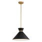 Vaxcel International Co. Ltd. Racine 15-in 1 Light Pendant in Matte Black, , large