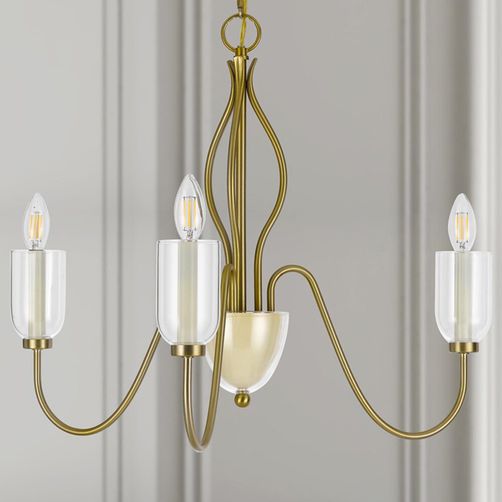 Cal Lighting Kalamaria 5-Light Chandelier in Antique Brass, , large
