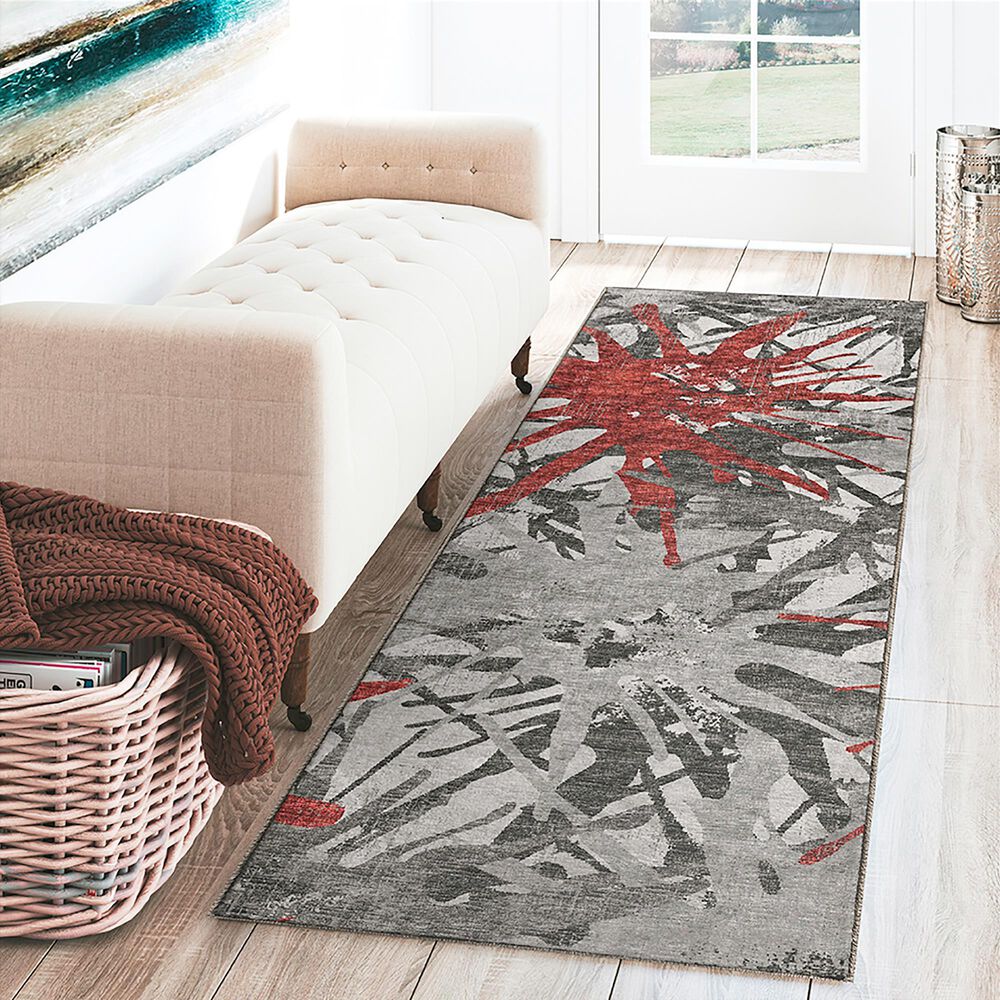 Dalyn Rug Company Brisbane 2&#39;3&quot; x 7&#39;6&quot; Scarlet Runner, , large