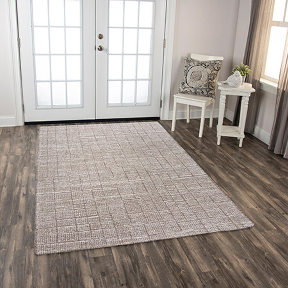 RIZZY Taylor TAY874 5&#39; x 7&#39;6&quot; Brown Area Rug, , large