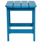 Flash Furniture Charlestown 3-Piece Adirondack Set in Blue, , large