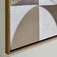 Ashley Harelman 40" x 40" Wall Art in Tan, Taupe and White, , large