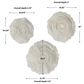 Uttermost Ocean Gems 21" x 22" Wall Decor in Ivory and Tan (Set of 3), , large