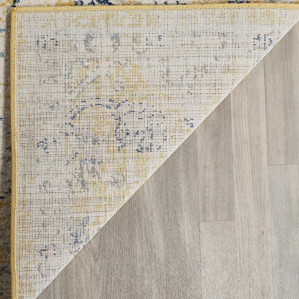 Safavieh Evoke EVK224B-5 5&#39;1&quot; x 7&#39;6&quot; Gold/Ivory Area Rug, , large