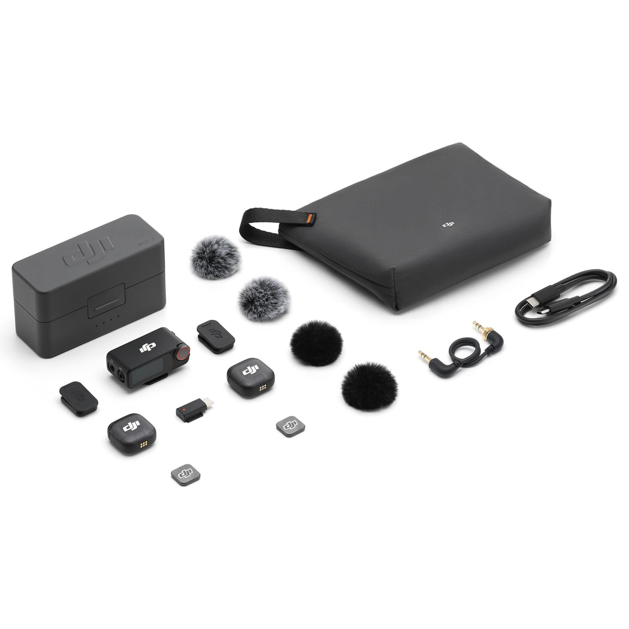 DJI MIC 3 Advanced Mini Wireless Microphone (2 TX + 1 RX +