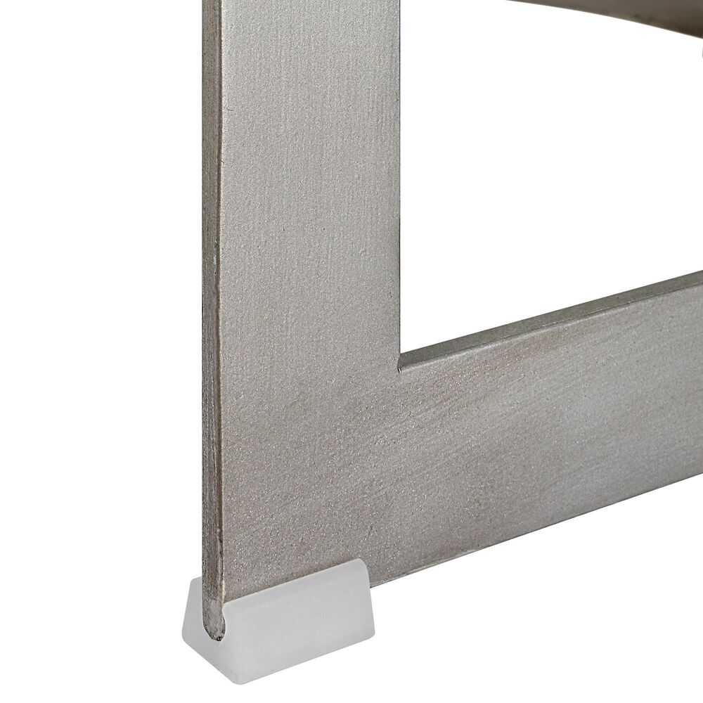 Uttermost Ivanna Counter Stool in Brushed Silver, , large