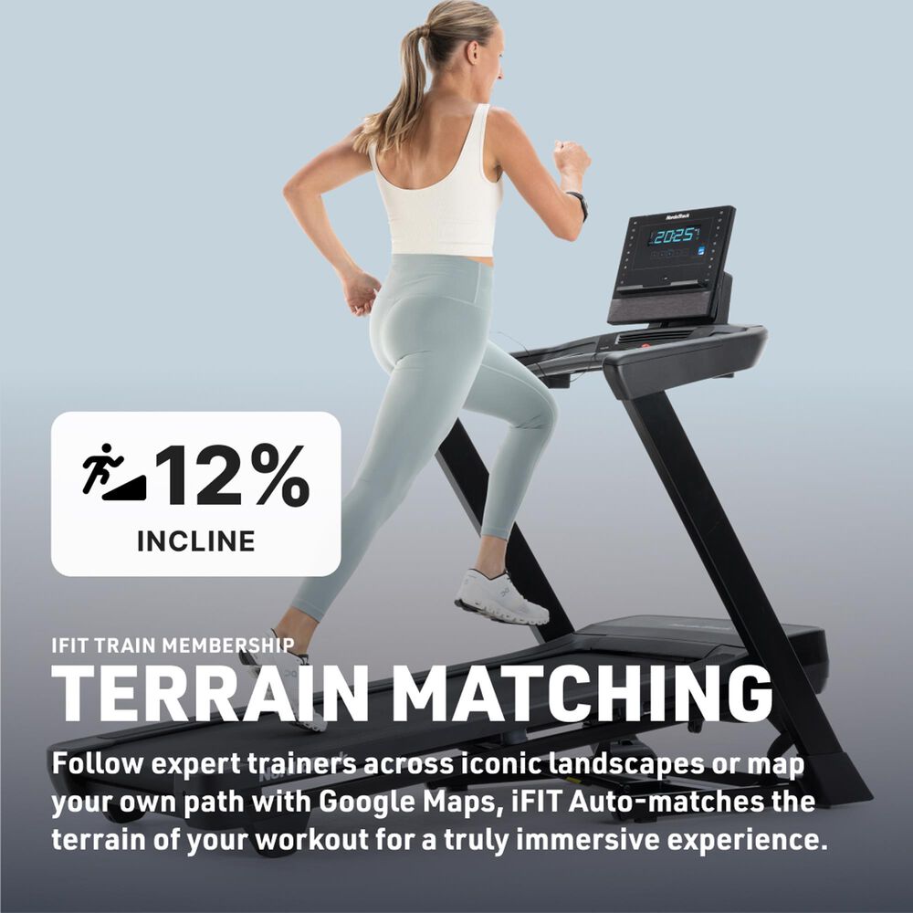 NordicTrack T Series 8 Folding Treadmill with iFIT, , large
