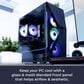 iBUYPOWER Slate 8 MESH Gaming PC Desktop | AMD Ryzen 7 8700F - 32GB RAM - NVIDIA GeForce RTX 5070 Graphics - 1TB SSD in Black, , large