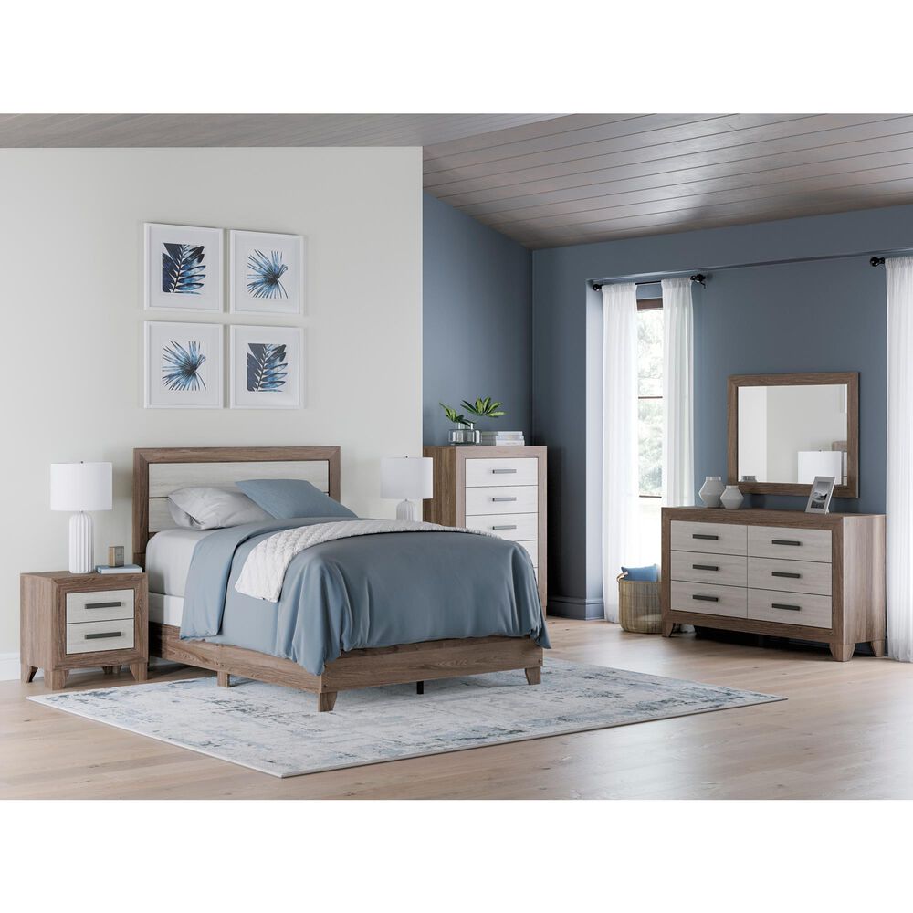 Ashley Sharnari 6-Drawer Dresser Only in Antique White and Gray Brown, , large