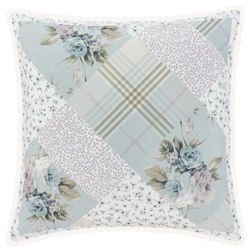 J. Queen New York Bungalow 26" Square Euro Pillow Sham in Spa, , large
