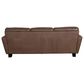 Chateau D"ax Leather Stationary Sofa in Aline Africa, , large