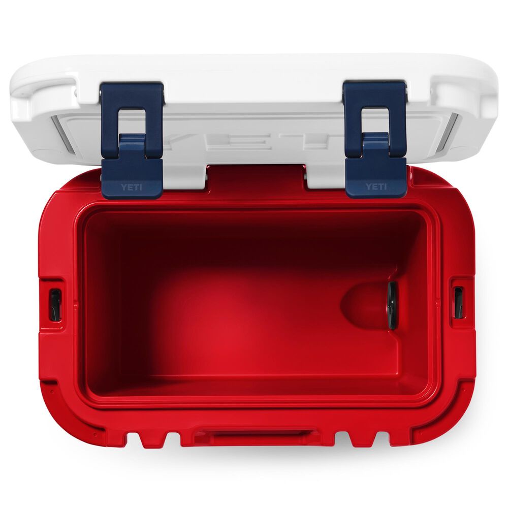 YETI Roadie 15 Hard Cooler in Rescue Red, Navy and White, , large