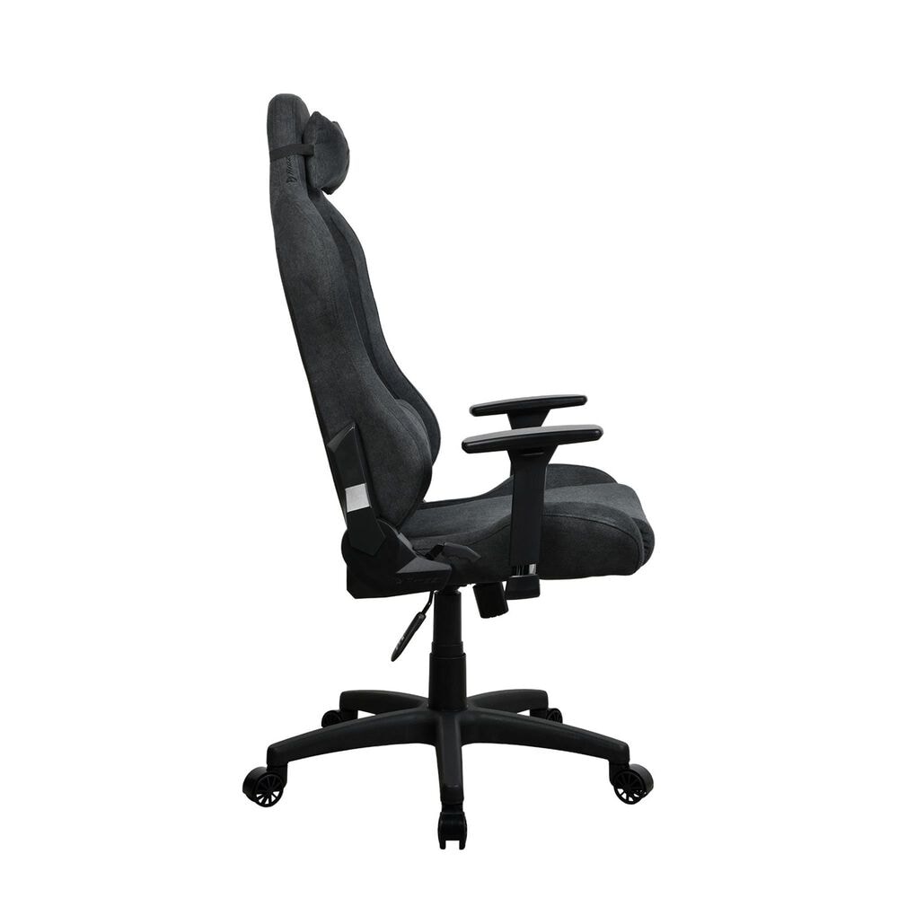 Arozzi Toretta Soft Fabric Gaming Chair in Dark Grey, , large