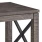 Crystal City Dexter End Table in Driftwood, , large