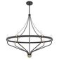 Hunter Merlin 7-Light Chandelier in Rustic Iron and Alturas Gold, , large