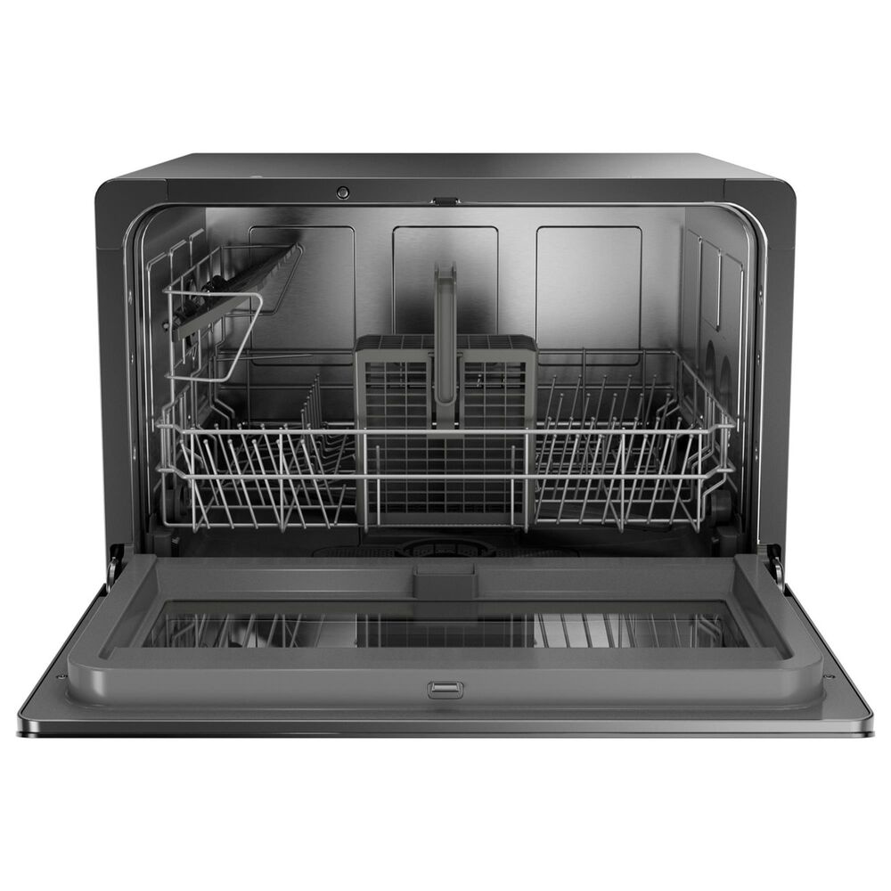 GE Profile 21.7" Countertop or Built-In Smart Compact Dishwasher with 6 Wash Cycles in Black, , large
