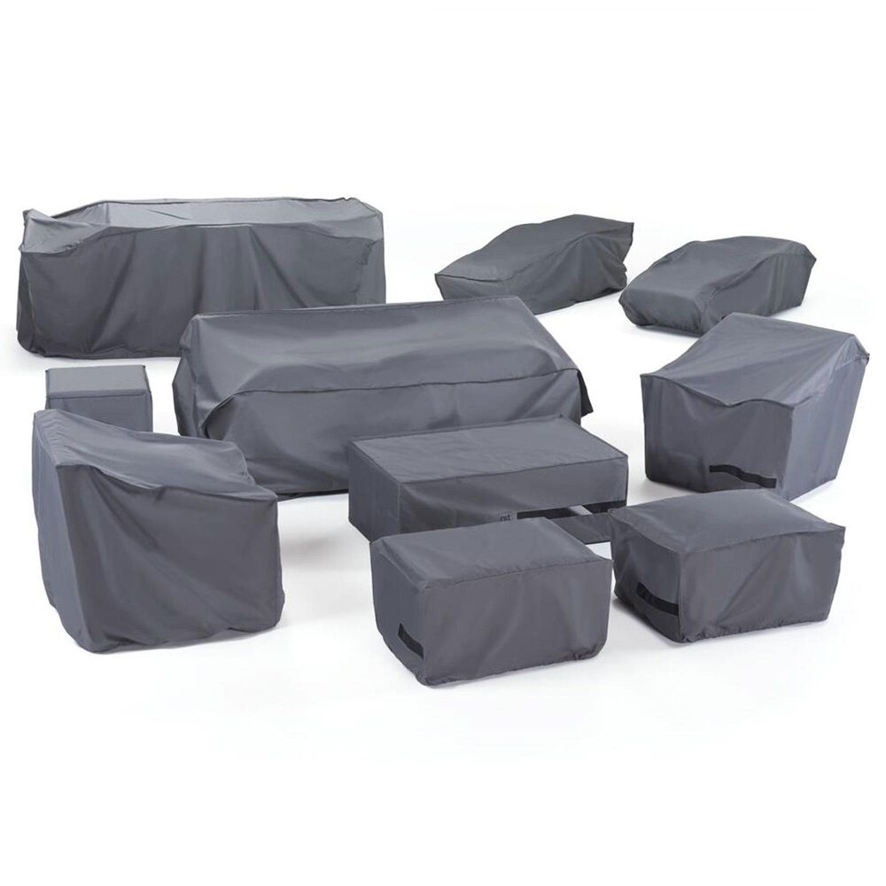 RST Brands Barcelo 16-Piece Patio Club Chair Cover Set in Gray, , large