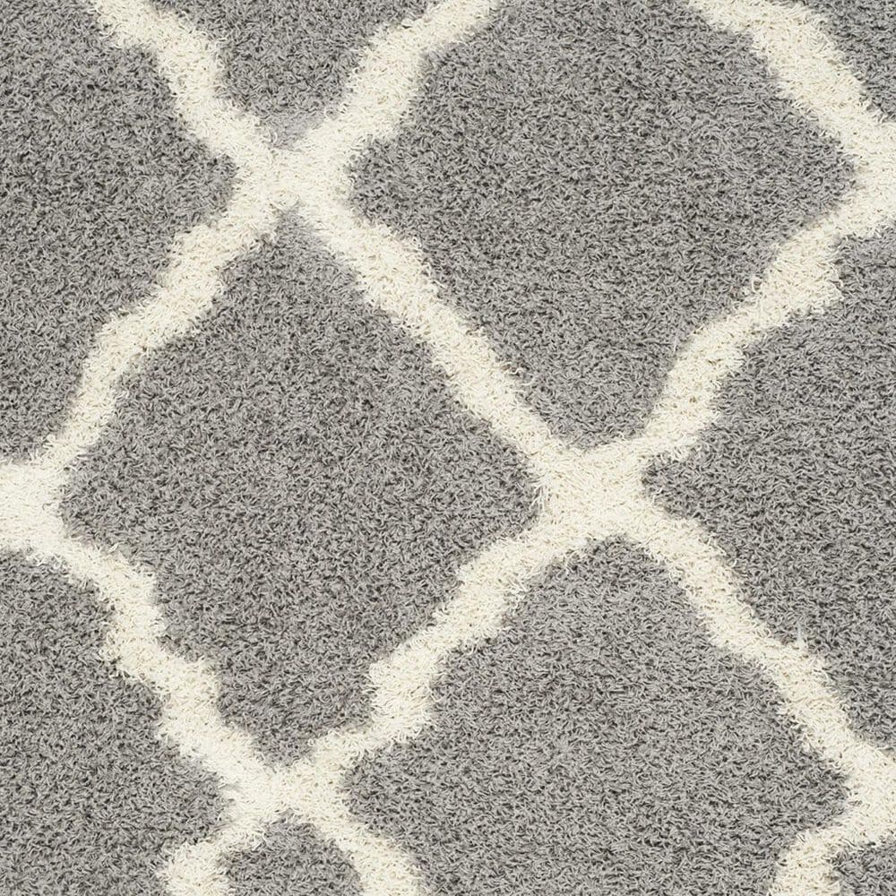 Safavieh Dallas Shag SGD257G-3 3&#39; x 5&#39; Grey/Ivory Area Rug, , large