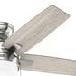 Hunter Anisten 44" Indoor Ceiling Fan with LED Light in Brushed Nickel, , large