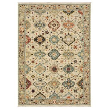 Oriental Weavers Lilihan Floral Persian 2" x 3" Beige Area Rug, , large