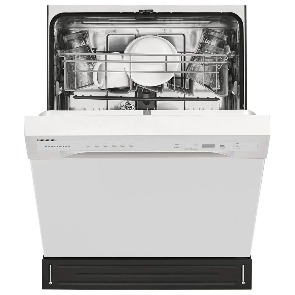Frigidaire 24" BuiltIn Dishwasher with Heated Drying System in White