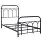 Ashley Nashburg Twin Metal Headboard/Footboard/Rails in Black, , large
