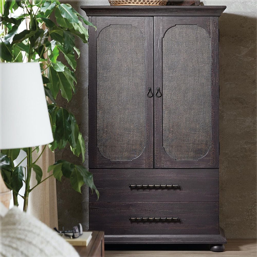Hooker Furniture Big Sky Armoire in Black, , large