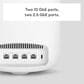 eero Pro 6E Mesh Wi-Fi 6E Router with Max 7 Mesh Wi-Fi 7 System in White, , large