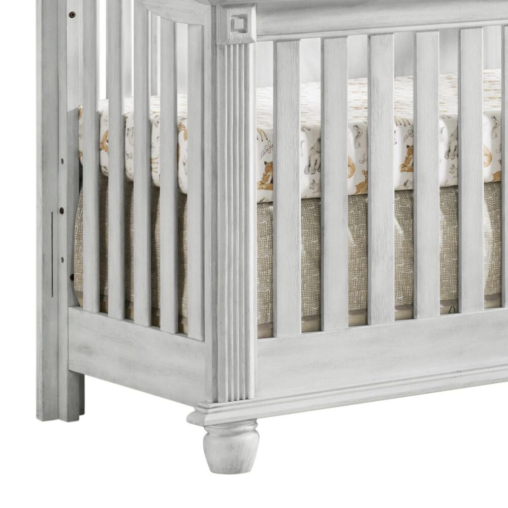 Oxford Baby London Lane 4-In-1 Convertible Crib in Vintage White, , large