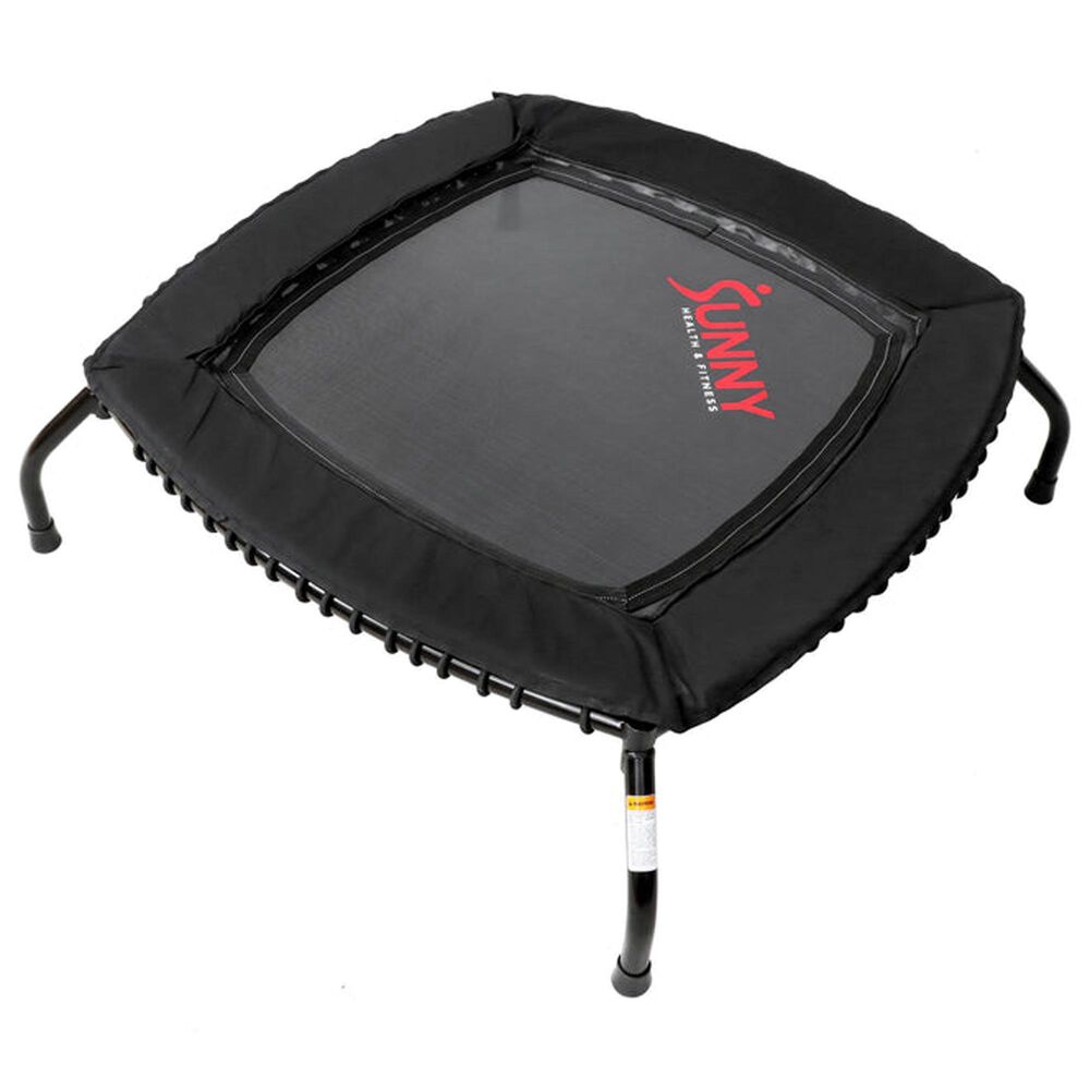 Sunny Health &amp; Fitness 36" Premium Indoor and Outdoor Exercise Trampoline in Black, , large