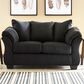 Ashley Darcy Stationary Loveseat in Black, , large