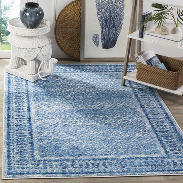 Safavieh Adirondack ADR110D-4 4" x 6" Silver/Blue Area Rug, , large