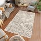 Amer Rugs Mexico Ivory and Charcoal 3"6" x 5"6" Area Rug, , large