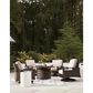 Ashley Paradise Trail 5-Piece Fire Pit Chat Set in Beige, , large