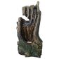 Zentro Living Woodland Fountain with Lights in Wood Brown, , large