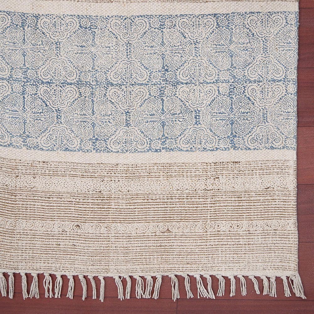 Amer Rugs Dune 5&#39; x 7&#39;6&quot; Stone Blue Area Rug, , large