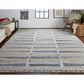 Feizy Beckett 0817F 3"6" x 5"6" Gray and Beige Area Performance Rug, , large