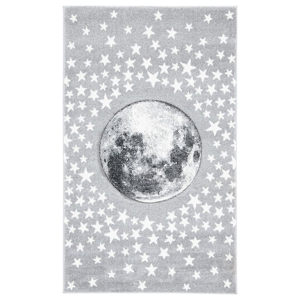 Safavieh Carousel 3"3" x 5"3" Light Grey and White Kids Area Rug, , large