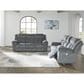 Ashley Tip-Off Power Reclining Sofa in Slate, , large
