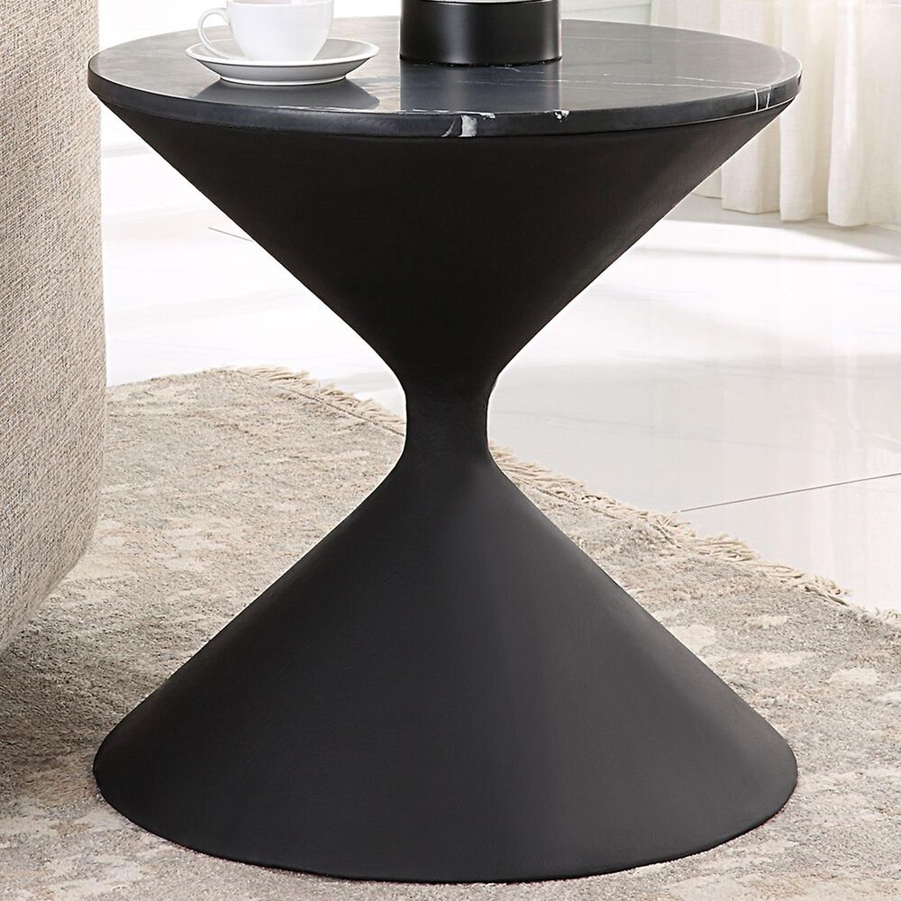 Uttermost Time&#39;s Up Side Table in Matte Black, , large