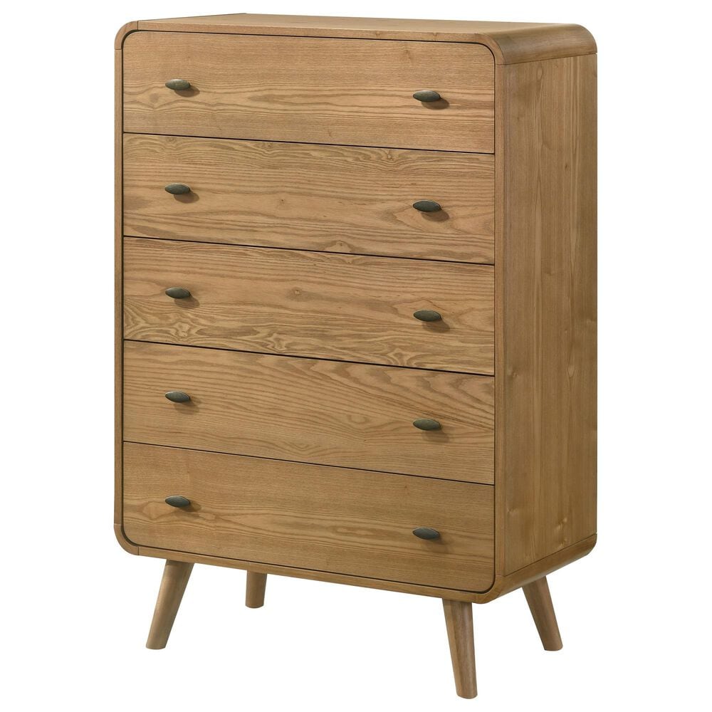 Pacific Landing Robyn 5-Drawer Chest in Light Ash, , large
