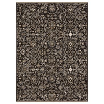 Oriental Weavers Acacia Black and Tan 2"6" x 10" Runner, , large