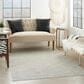 Nourison Positano 4" x 6" Light Grey Indoor/Outdoor Area Rug, , large