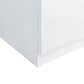 Mayberry Hill Vancouver Floor Mirror with Storage in White, , large