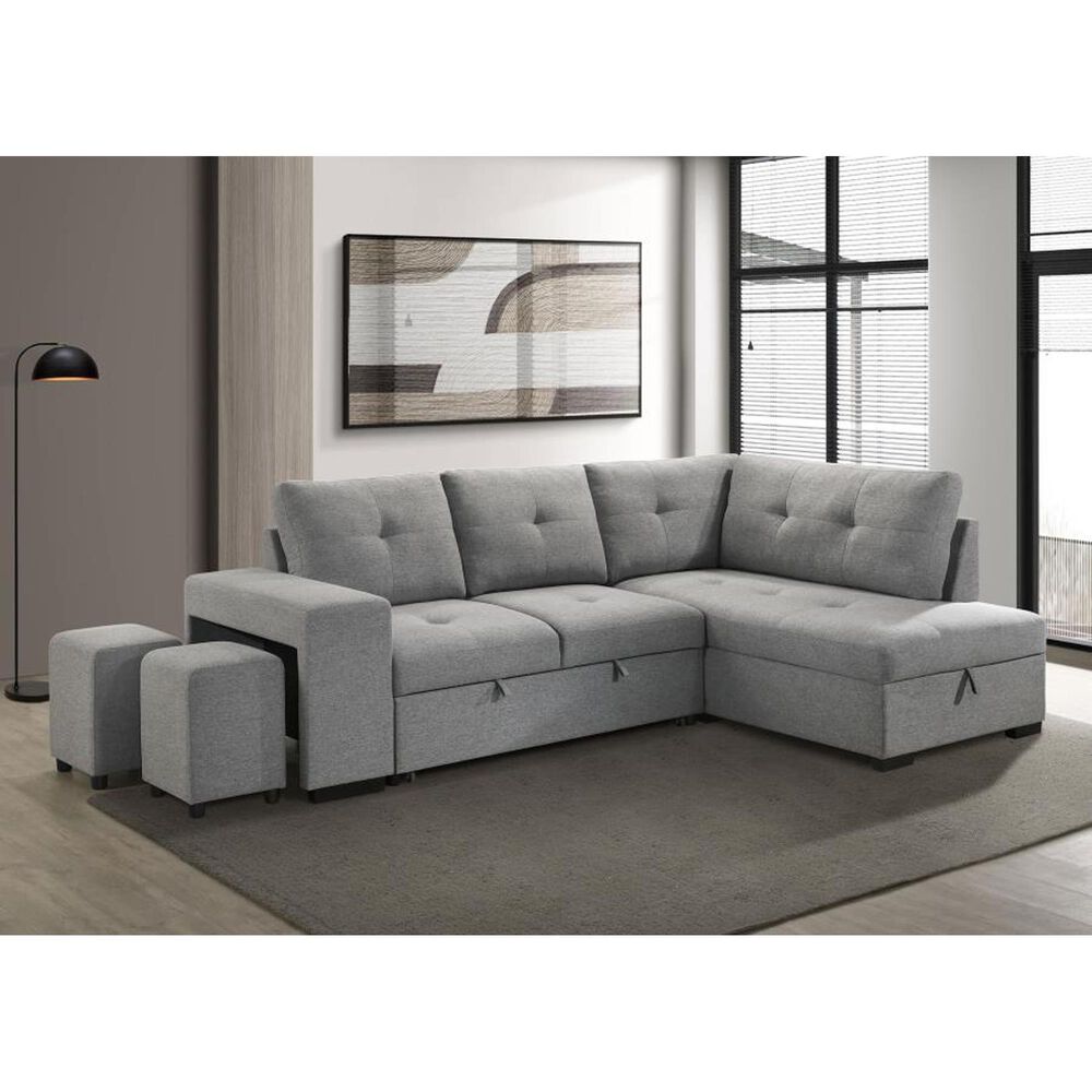 Coaster Roanne Loveaseat in Grey, , large